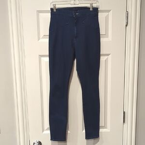 MOTHER Women's Deep Blue Skinny Jeans: Size 26, Like New!